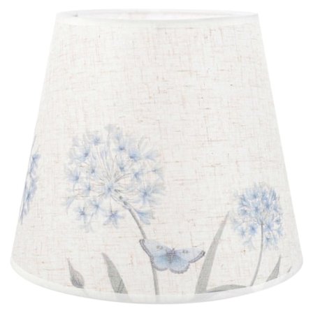 Lampeskærm i stof, jern lampeskærm til bordlampe, gulvlampe, bondehus lampeskærm
