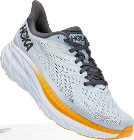 Hoka One One Men's Clifton 8 Men Running shoes Blue US 14