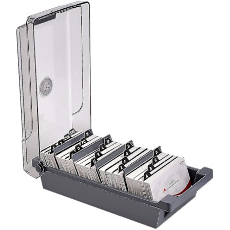 Kan Holde 500 Kort, Visitkortæske, Visitkort Opbevaringsboks, Optegnelsesboks