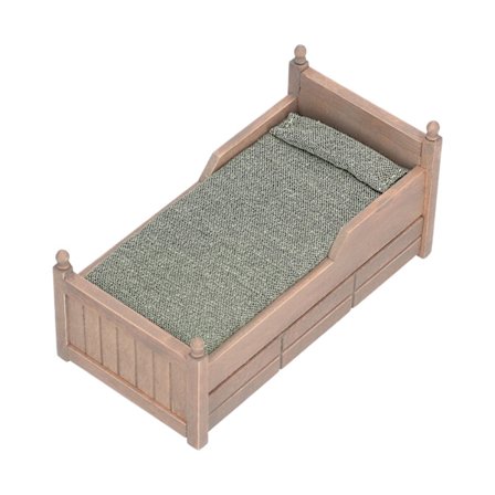 1:12 Miniature Dukkehusseng Birch Seng Mini Møbler Dukkehuss Dekoration Tilbehør Brun