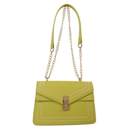 Elegant kunstig skinn middagskonvolutt clutch veske sammenleggbar veske egnet for fester, bryllup