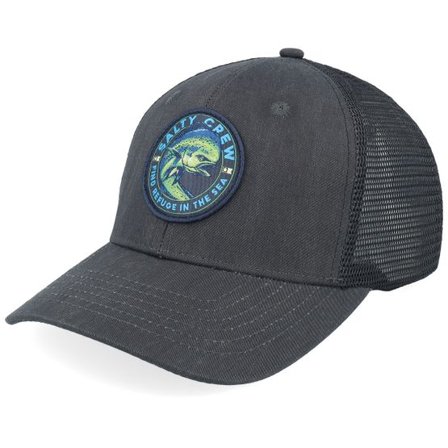 Salty Crew - Svart trucker Keps - Mahi Club Retro Black Trucker @ Hatstore