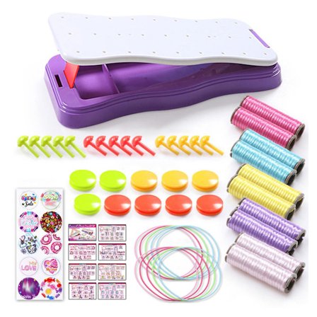 DIY Hand Rope Braider Set för barn Förälder-barn Interaktion Leksak för kvinnor Flickor (FMY)