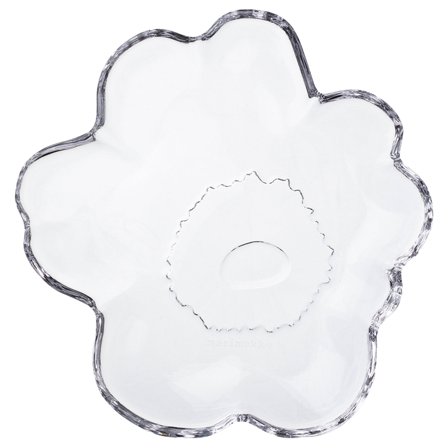 Marimekko Unikko tallrik 13 cm, klar glas | Dukning & Servering > Tallrikar > Tallrik | Bagaren och Kocken