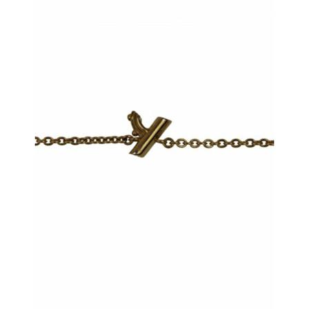 Louis Vuitton Vintage Pre-Owned Bracelet LV ; Me Letter y Gul, Dame Vintage Smykker, Størrelse: ONE Size