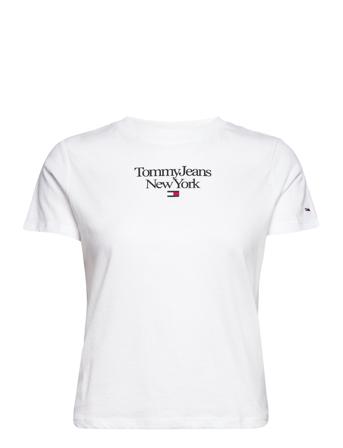 Tjw Bby Essential Logo 1 Ss T-shirt Top Hvid Tommy Jeans