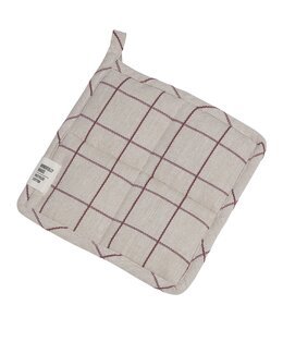 Grytlapp rutig Axel Röd - Jul - Fondaco