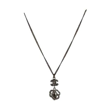 Chanel Vintage, Pre-owned Metal chanel-jewelry Grijs, Dames, Maat:ONE Size