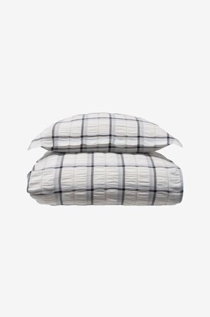 Halvor Bakke - Vuodevaatteet Nox - Sininen - Pussilakanasetit - 200X220 - - Homeroom