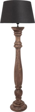 Lama Gulvlampe Brussel Brun H125