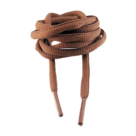 Snørebånd - Lysebrun - Ovale [130 cm] Lysebrun