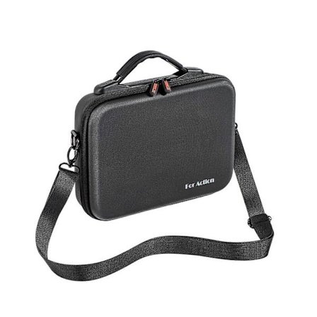 För DJI Osmo Action 4 / 5 Pro STARTRC Portabel PU Förvaringslåda Fodral Komplett Kit QBC