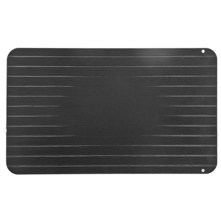 Kök Snabbtina tallrik Aluminium avfrostningsbricka Skärbräda för fryst kött skaldjur