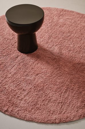 Jotex - Rundt Bomullsteppe Bomull Rustpink ALDO - Kjøp Bomulls- & filleryer hos Jotex