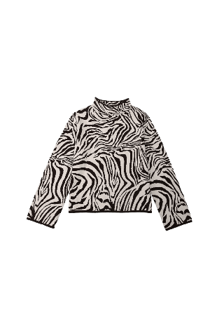 Wera Jacquardvävd tröja ISOLA Stickat Grå L