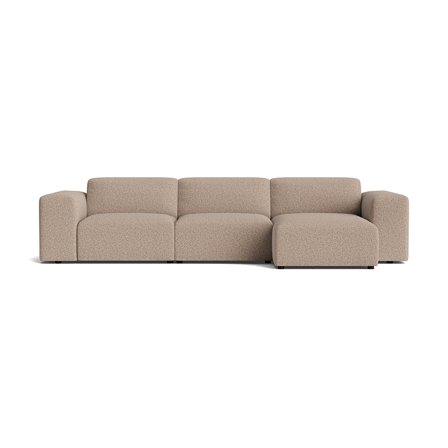 Soma chaiselong sofa, højrevendt - Puente Greige - 343x147x75 - Sofa, chaiselong