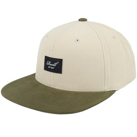 Reell - Beige snapback Keps - Pitchout Cap Beige/Olive Snapback @ Hatstore