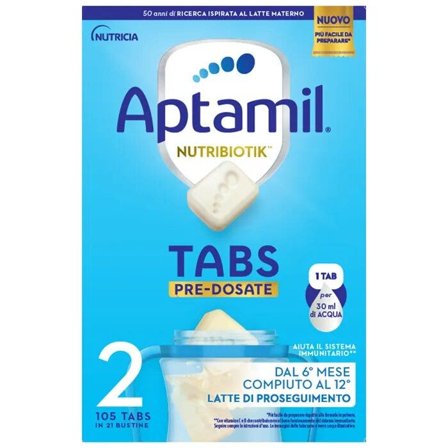 Aptamil Nutribiotik 2 Tabs Pre-Dosate Latte Di Proseguimento 6M+
