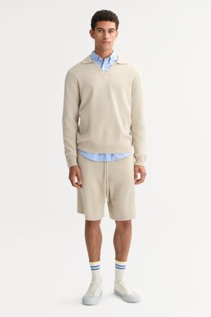 Soft Goat - Men's polo shirt - S - Chalk