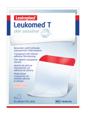 Leukoplast Leukomed T Skin Sensitive Film, 8 cm x 10 cm, 5 stk.