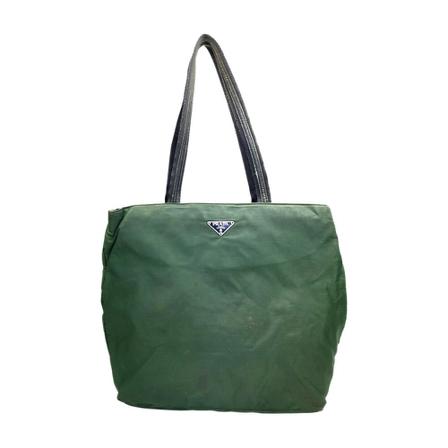 Prada Vintage, Pre-owned Large Shopper Groen, Dames, Maat:ONE Size
