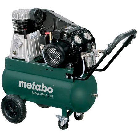 Metabo Mega 400-50 W Kompressor 50 liter, Verksted & bil
