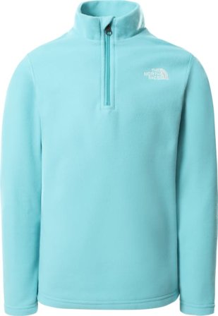 The North Face Kid's Glacier 1/4 Zip Children Mid layer tops Blue XL