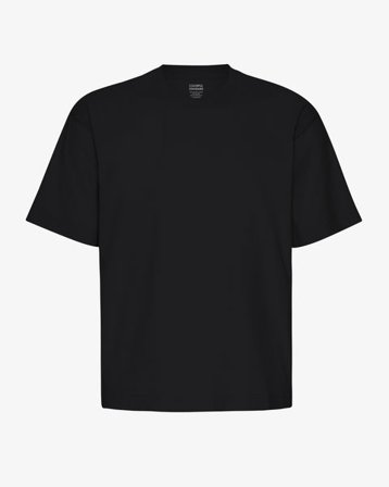 Oversized Organic T-Shirt - Deep Black - Male - M