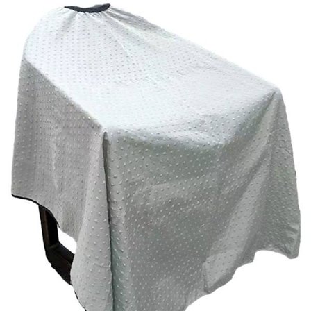 Vandtæt frisørkappe, hårkappe med justerbar knap, 165 × 140 cm stor salonkappe til hårfarvning, klipning og permanent