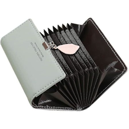 Naisten Luottokorttikukkaro Nahka RFID-Vetoketjullinen Lompakko