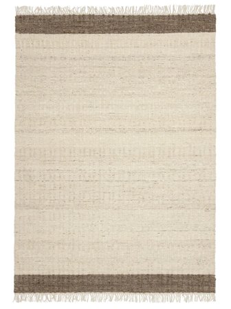 Alesso 200X300 Beige/Braun Wollteppich