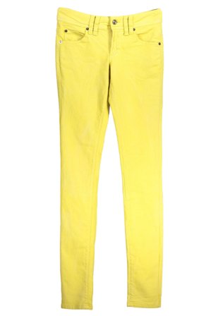John Galliano Jeans Denim Donna Giallo