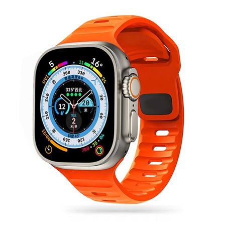Tech-Protect IconBand Line-rem for Apple Watch 4/5/6/7/8/9/SE/Ultra 1/2 (42/44/45/49 mm) - Oransje