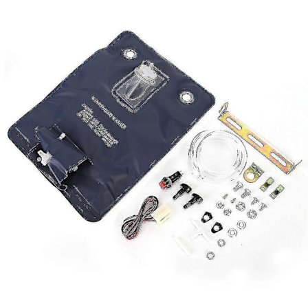 12 V:n yleismallinen tuulilasinpesunestesäiliöpumpun sarja pullopussilla, sopii klassikkoautoon 151286776374