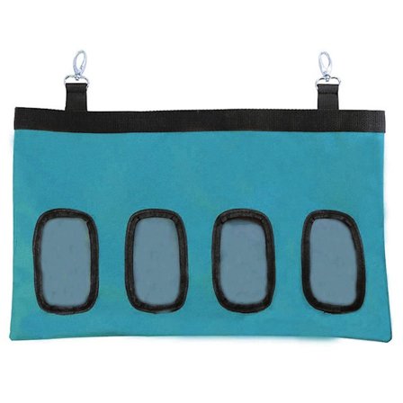 4 hulls kanin høy mater pose, kanin høy mater, marsvin høy mater, hengende kanin høy pose, 600D Oxford stoff marsvin høy pose