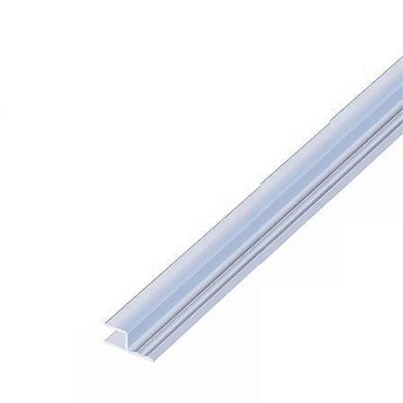 5M H Formet Gummi Glasforseglingsliste 6mm Silikone Badeværelse Bruseskærm Forseglingsliste Vindue Gummi Forsegler Tætningsliste