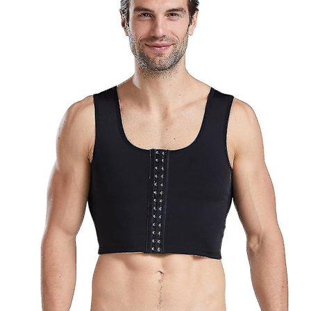 Kompression Korset Body Shaper Tank Top til Mænd - Slankende Undertrøje