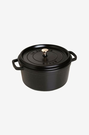 Staub - Gryta La Cocotte rund 28 cm, 6,7 l - Svart - Grytor & kastruller - Från Homeroom