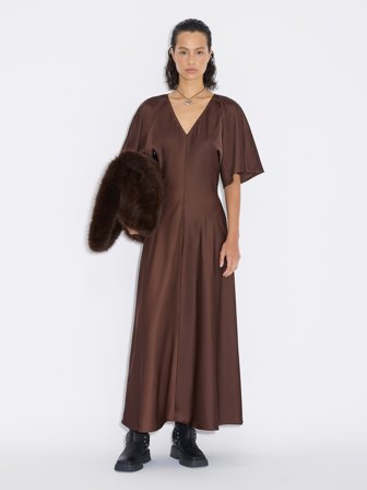 Holzweiler - Rakel Dress - Brown - Womens - 32