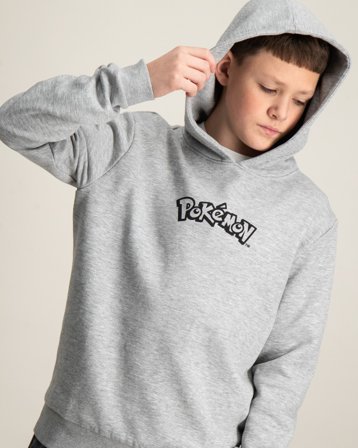 LMTD NLMSALUM POKEMON SWEAT WH BRU SKY Gris Sweats à capuche Garçon - Kids Brand Store