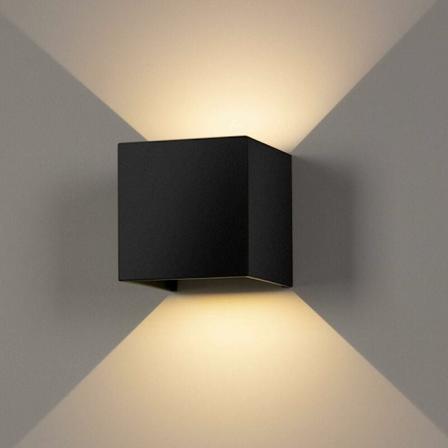 12W Sisä- / ulkoseinävalaisin, himmennettävä IP65 vedenkestävä LED-seinävalaisin Up Down Design Lamppu 6000K lämmin valkoinen seinävalaisimet