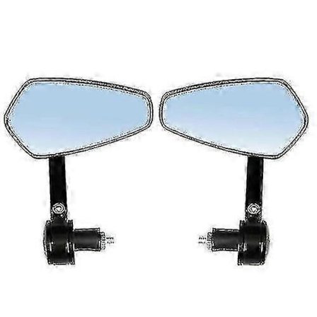 Motorcykelstyre Ändspeglar CNC Aluminium Universal Cafe Racer Motorcykel