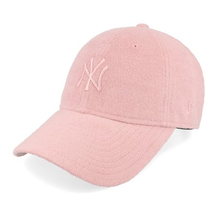 New Era - MLB Rosa Adjustable Cap - New York Yankees Womens Towelling 9TWENTY Pink/Pink Adjustable @ Hatstore