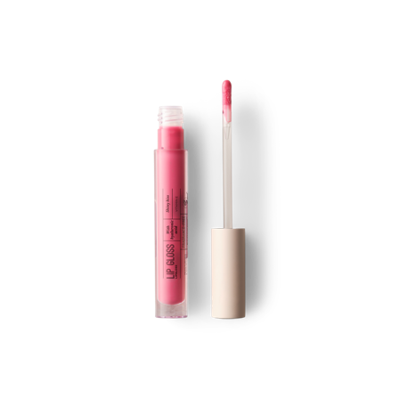 Ecooking Lip Gloss 08 - Cerise med Hyaluronsyre og E-vitamin for Fugt og Pleje