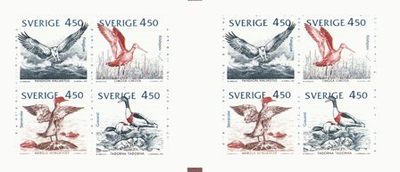 Sverige 1992 - MICHEL MH176 - Postfrisk hæfte