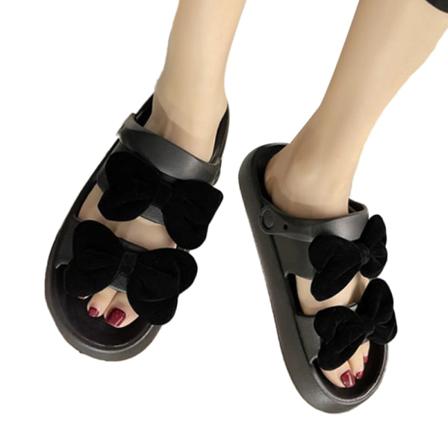 Kvinnor Slip På Sommar Tofflor Öppna Tå Slides