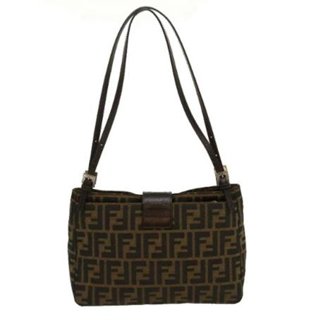 Fendi Vintage, Pre-owned bag Bruin, Dames, Maat:ONE Size,leather