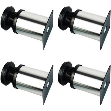 Mængde 4 stk. 80mm møbelben sofa ben sofa ben møbler stol skab ben, justerbare møbelben højde