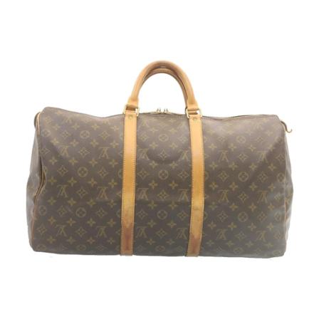 Louis Vuitton Vintage, Pre-owned Keepall 50 Bag Grijs, Dames, Maat:ONE Size