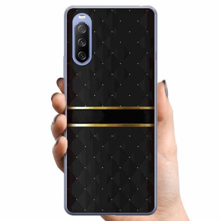 Sony Xperia 10 Iii Lite Tpu Mobilskal Golden Stripes
